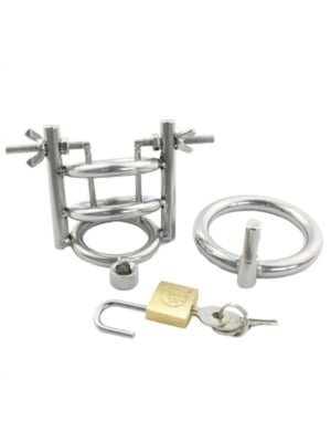 Chastity cage with urethra spreader - Diameter