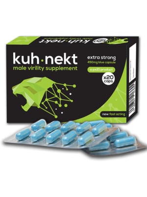 Kuh-Nekt Male Penis Erection Performance Capsule - Male Virility Supplement  20pcs 450ml