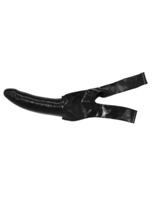 Latex Chin Strap-On Dong – Fetish Strap-On Black