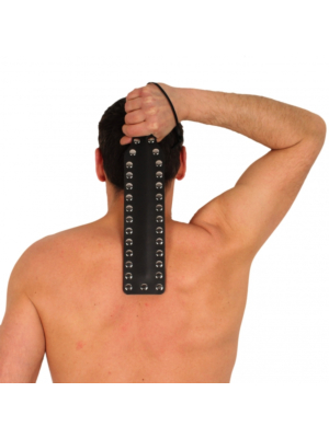 Leather Paddle - 37 metal rivets - 38cm X 7.50cm