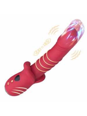 Licking Puppy Realistic Thrusting Vibrator