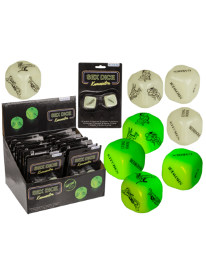 Dice "Glow-in-the-dark"