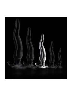 Πρωκτική Σφήνα Lieps L Butt Plug Snake 22 x 5 cm - Διάφανη