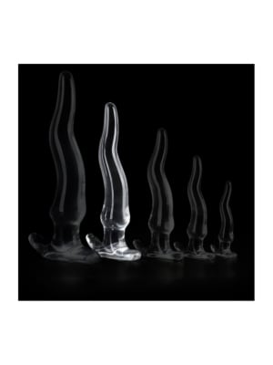 Πρωκτική Σφήνα Lieps XL Butt Plug Snake 27 x 6 cm - Διάφανη