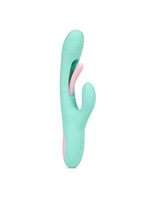 Diversual Lily With Flapping Rabbit Vibrator