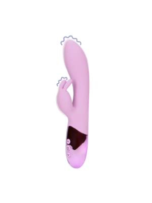 Ultra Soft Silicone Rabbit Vibrator - Exotic Fuchsia