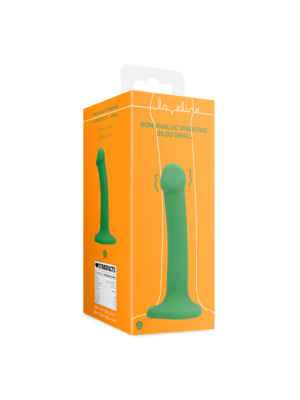 Non-Phallic Vibrating Dildo - Small - Forest Green
