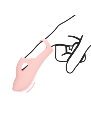 Silicone Finger Vibrator - Touch of Pink