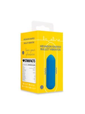 Hexagon Shaped Bullet Vibrator - Jetset Blue