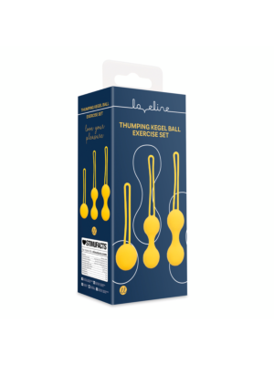 Kegel Ball Exercise Set - Lemonade Yellow
