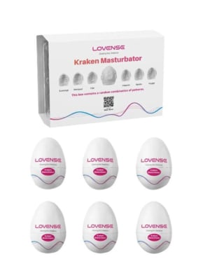 Lovense Kraken - Easy Pocket Masturbator for Men (Pack 6 Units)