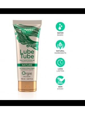 Τζελ Λίπανσης - Φυτικό Λιπαντικό Νερού Lube Tube Personal Lubricant Nature 150ml - Orgie