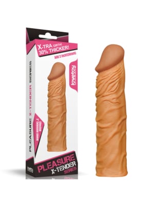 Pleasure X-Tender Penis Sleeve 18,5 cm