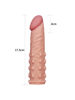 Ρεαλιστική Προέκταση Πέους Lovetoy Pleasure X-Tender Extra Girth Penis Sleeve