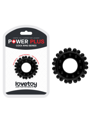 Lovetoy POWER PLUS Cockring Black