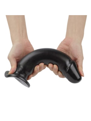 Lovetoy King-Sized Anal Dildo - Μαύρη Λεία Πρωκτική Σφήνα