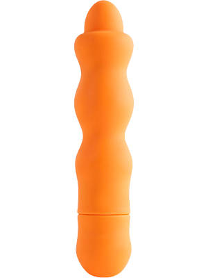Δονητής Σιλικόνης Frenzy Vibrator με 10 Δυναμικούς Ρυθμούς (Πορτοκαλί) - Dream Toys