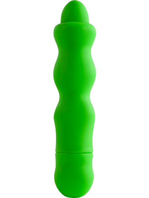 Δονητής Σιλικόνης Frenzy Vibrator με 10 Δυναμικούς Ρυθμούς (Πράσινος) - Dream Toys