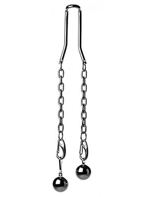 Δαχτυλίδια όρχεων με βάρη XR Brands Heavy Hitch Ball Stretcher Hook with Weights