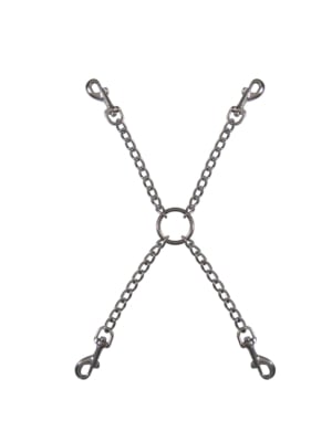 Bondage-Chain Cross with Carabiners