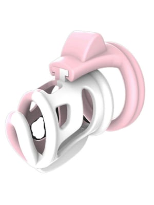 Male Cock Chastity Cage Pink