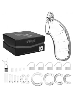 Shots Mancage Model 03 Chastity Transparent 11.5cm
