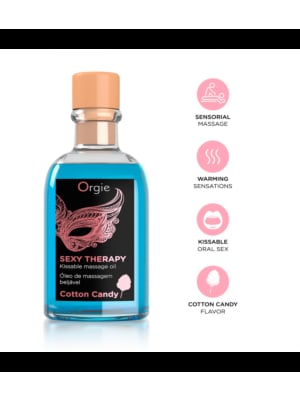 Orgie Lips massage kit cotton candy 100ml
