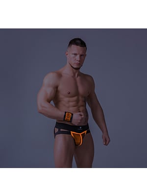 Youngero. Men's Jockstraps. Mesh Codpiece-XL
