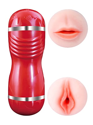 Masturbator- CLEO Double Delight Mouth - Vagina 3.0
