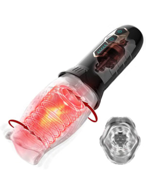 Maturturbator Rotation Oral Sex Cup 5-Frequncy Rotation 10 Speeds Vibration