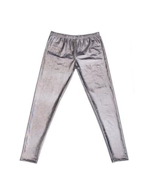 Mens Silver Shiny Leggings