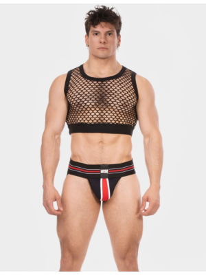 Barcode Berlin Mesh Crop Arman Black-M