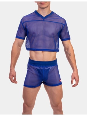 Mesh T-Shirt Ferry Blue