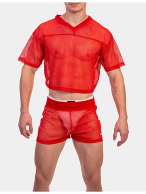 Mesh T-Shirt Ferry Red