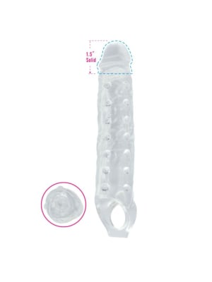 Προέκταση Πέους Timeless Mighty Tusk Penis Sleeve (Διάφανη) - Toyz4lovers