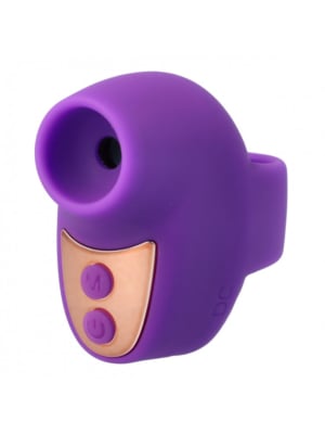 Mini clitoral sucker for finger rechargeable via USB cable