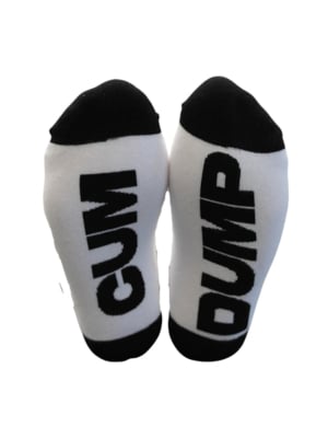 Mister B Sport Socks Cum Dump - White/Black 42-46