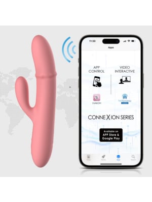 SVAKOM - Mora Neo Interactive Vibrator - Peach App