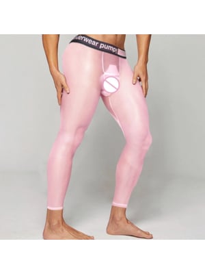 Nylon Made Mens Breathable Quick Drying High Performance Fit Pink