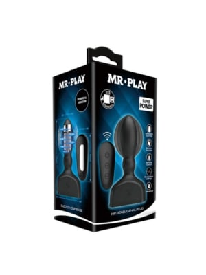Φουσκωτή Δονούμενη Πρωκτική Σφήνα Pretty Love Mr. Play Inflatable Anal Plug