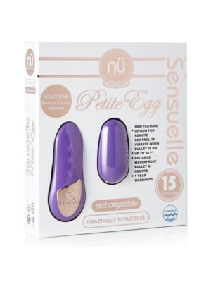 Δονούμενο Αυγό Με Τηλεχειριστήριο Nu Sensuelle Petite Egg - Μοβ 