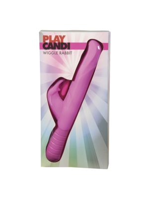 Ροζ Play Candi Rabbit Δονητής 23.5εκ ABS