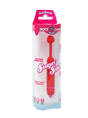 Κόκκινος Δονητής Rock Candy Suga Stick 14 εκ.