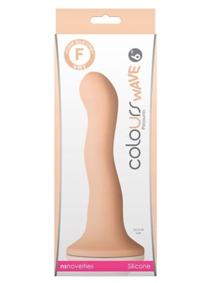 Ομοίωμα Πέους Colours Wave Pleasures Strap-On Dildo 15 cm - NS Novelties