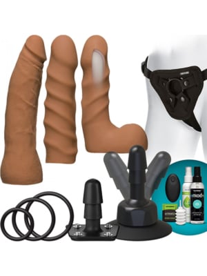 Vibrating Dual Density ULTRASKYN Toys Set + Remote Control