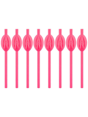 Σέξι Καλαμάκια The Original Pussy Straws (8 Pack) - Pipedream - Ροζ