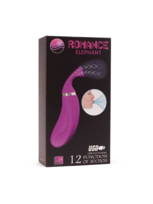 Κλειτοριδικός Αναρροφητής Σιλικόνης Romance Elephant  Clitoral Sucker (Φούξια) - Pretty Love