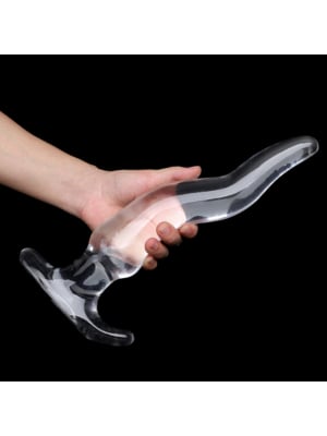 Thumb Soft Butt Plug Anal Clear L 25cm