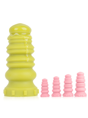 Macaroon Soft Butt Plug Anal Pleasure Green 21.5cm M