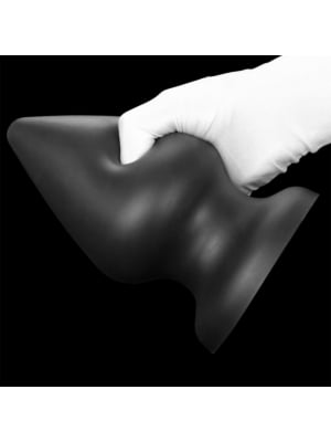 Ultra Soft Silicone Anal Plug Black14 x 8cm